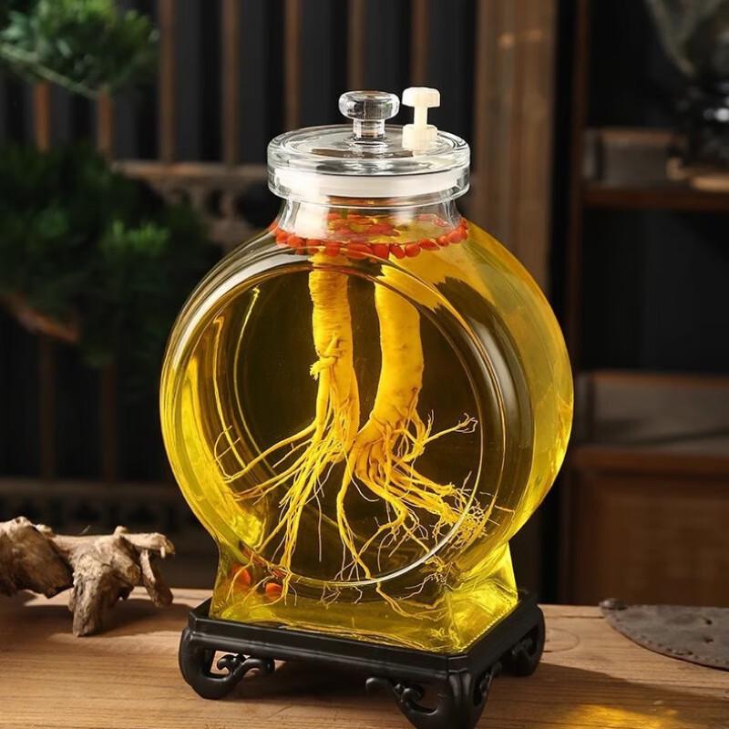 Стеклянный кувшин для настаивания Yuyi Angel с краником