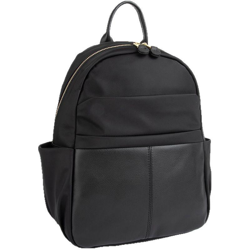 Модный и стильный кожаный рюкзак для женщин, простая и повседневная сумка для книг для студентов, рюкзак из высококачественной кожи с ощущением высокого класса