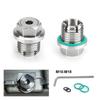 Oil Drain Plug Oversize Piggyback Stainless Steel Self Tapping Oil Pan Thread Repair Kit M10.4 M12.1x1.25/1.5 M14.1 M16.1 M18.1 Oil Drain Plugs 3