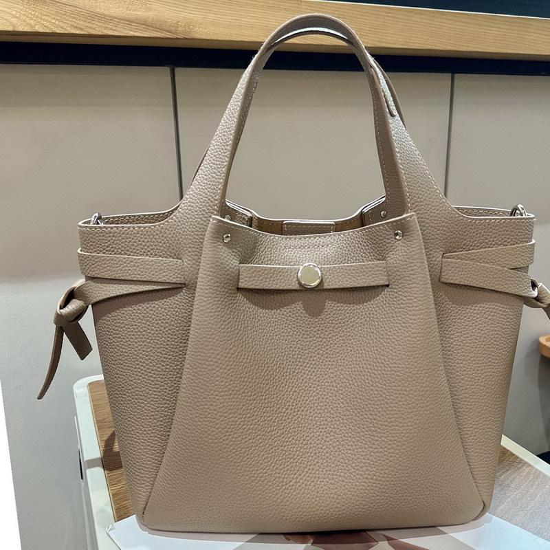 Новая высококачественная плетеная корзина из коровьей кожи, сумка-ведро, сумка-тоут, сумка-мессенджер для ношения через плечо, женская сумка.