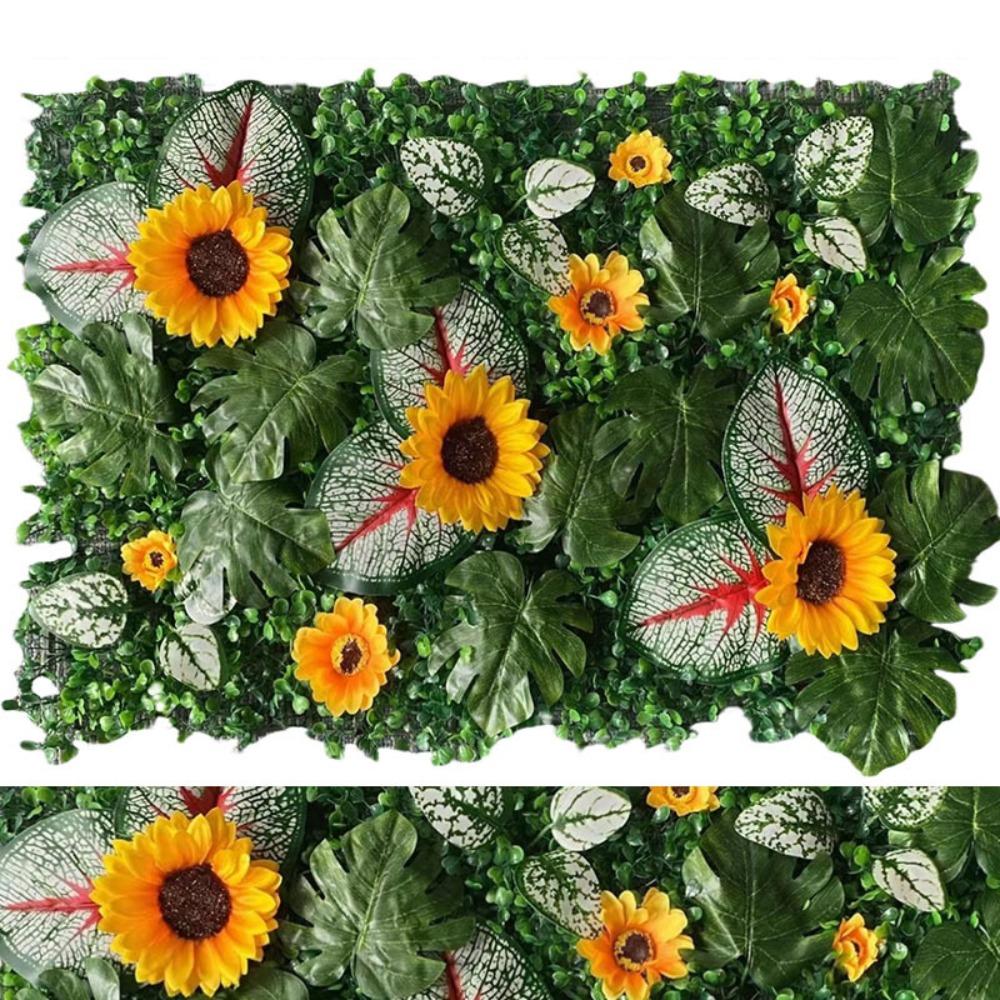 Цветок Искусственное Растение Стеновая Панель Сделай Сам Симуляция Лист Клена Дом Сад Забор