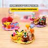 Pokemon Building Blocks Pikachu Psyduck Seaside Party Theme Scene Model Bricks Desktop Ornaments Collection Display Kids Toys