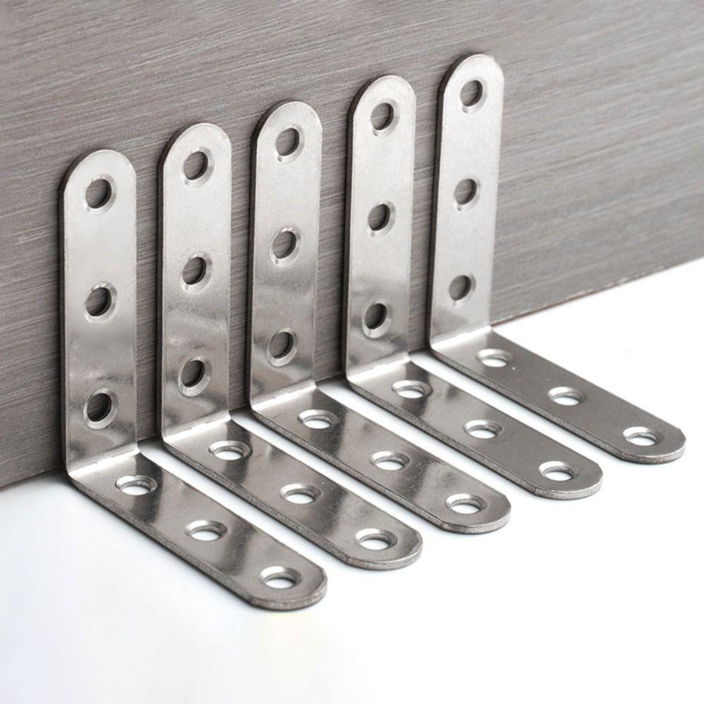 4 шт./упаковка фиксатор из нержавеющей стали угловой кодовый треугольник фиксированный 90 градусов L-образный треугольный кронштейн многофункциональный практичный