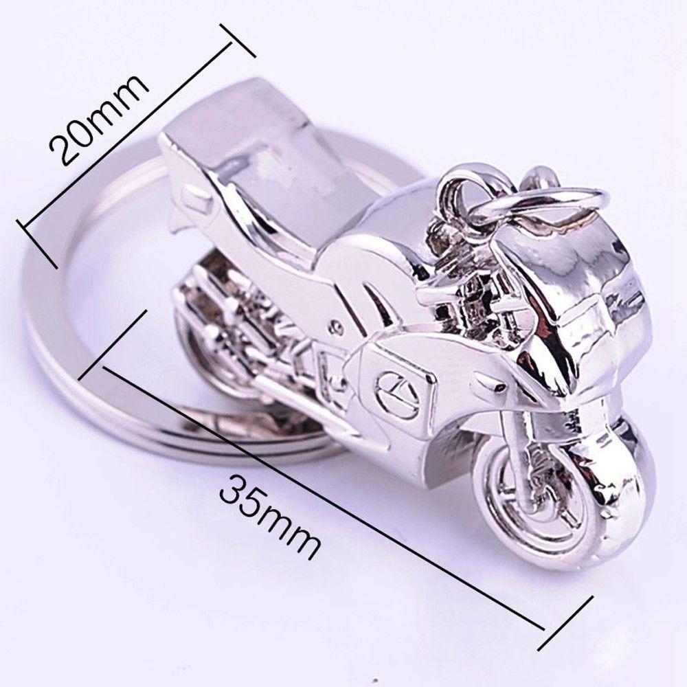 Gifts Mini Motorcycle Motor Shape Key Rings Key Chain Cool Car Key Ring 3D Motorcycle Design