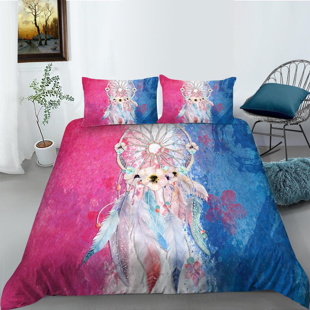 Постельное белье Набор из двух или трех предметов Ловец снов 3D цифровая печать Полиэстер