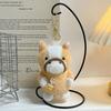 Lifelike Year of The Horse Plush Toy Fluffy Texture Plush Pony Keychain  Birthday Gift