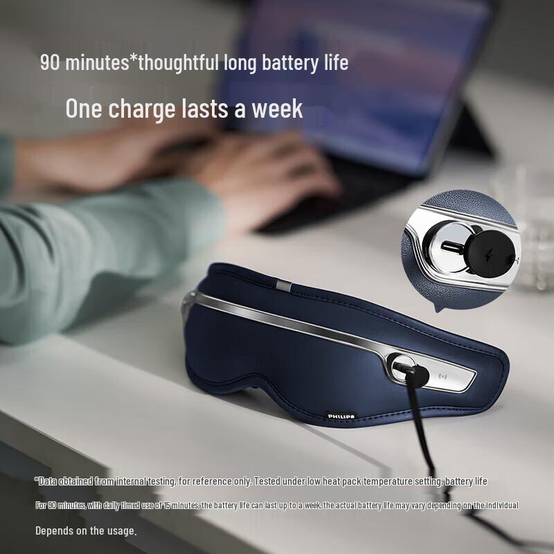 Philips Eye Massager with Hot Compress and Bluetooth Audio CN plug (adapter included)