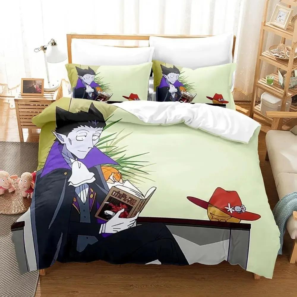 The Vampire Dies In No Time 2 Bedding Set Cartoon Anime Adult Kid Bedroom Duvet Cover Sets 3D Print Kawaii Anime