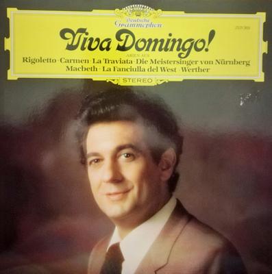 LP Пластинка ПЛАСИДО ДОМИНГО - Viva Domingo 2531369 Deutsche Grammo 1981 Германия Классика Б/У