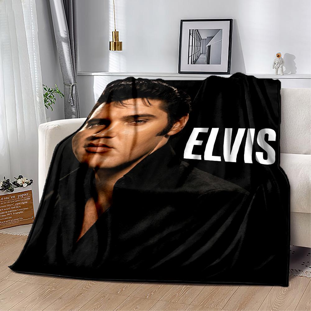 Elvis Presley Performance Blanket Ultra-Soft Perfect for Couch Chair Seaside for All Occasions Modern Style Suitable for Gifting Relatives and Friends