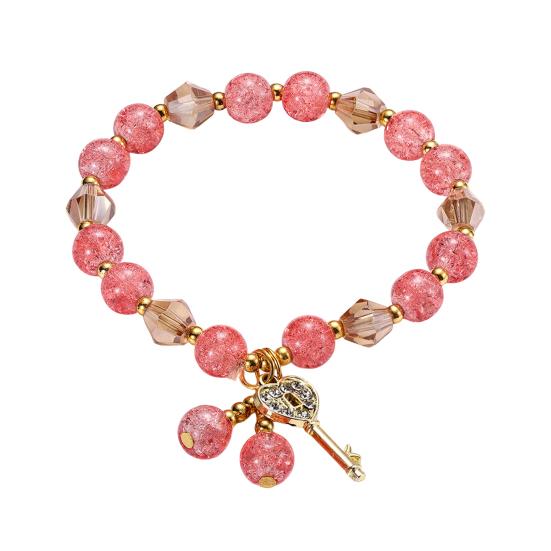 Браслеты на удачу для женщин, винтажные ювелирные изделия ручной работы с подвеской-ключом, свадебные подарки для невест