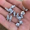 200pcs Aluminum Alloy Expansion Rivets Hammer Drive Expansion Nails Head Piercing Rivet Stainless Steel Rod Screws Board Wall Fasteners