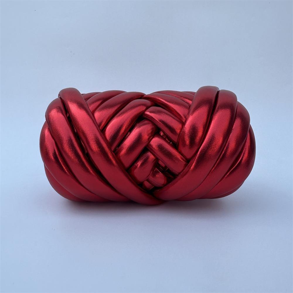 500g DIY Imitation Metal Leather Yarn Leather Finish Giant Yarn  Basket Blanket Carpets Making