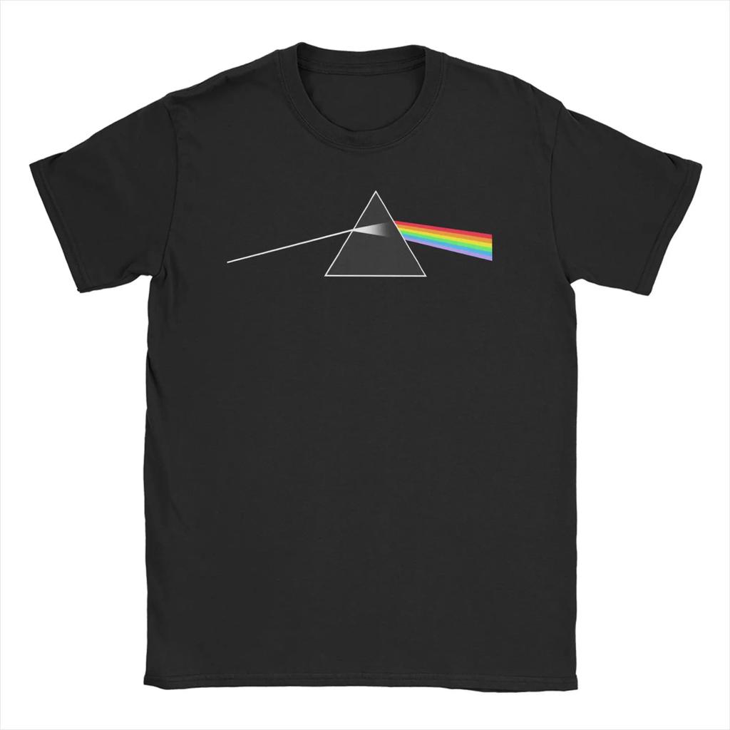 Футболка Pink Floyd Психоделическая Жидкая Группа, Унисекс Классический Рок Уличная Одежда, 100% Хлопок Повседневный Топ с Коротким Рукавом