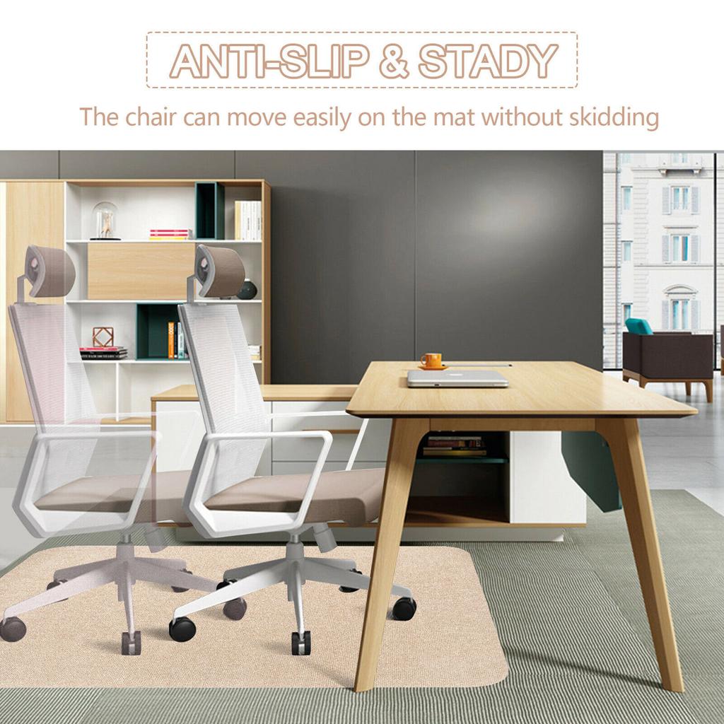 Floor Chair Mat Adhesive Non-slip Office Home Desk Chair Mat Carpet Floor Scratches Protector