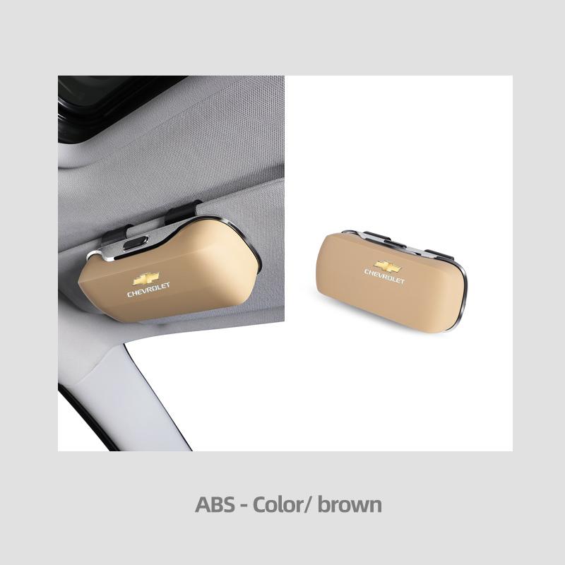 Car Glasses Clip Sunglasses Box Genesis Sun Visor Eyeglasses Card Ticket Holder For Chevrolet CRUZE Spark Captiva Epica SS Onix