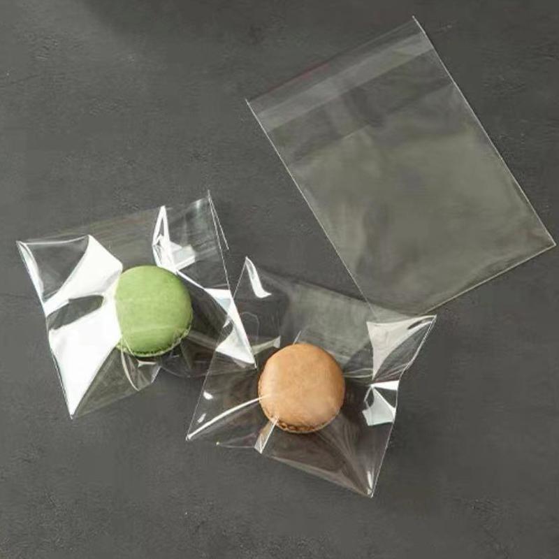 Frosted Clear Thickened Biscuit Bag Bread Bag Plastic Self-Contained Ziplock Bag