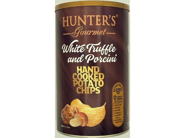 Картофельные чипсы 150 г 2 вида Трюфель Трюфель Белые грибы PSJBOX Большая банка Dubai Luxury Картофельные чипсы Hunter Картофельные чипсы Большая банка Hunter's (Черный вкус/Белый и