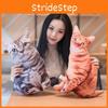 Кот 3D Симуляция Плюшевая Мягкая Игрушка Животное Кукла Украшение Комнаты Подарок День Рождения