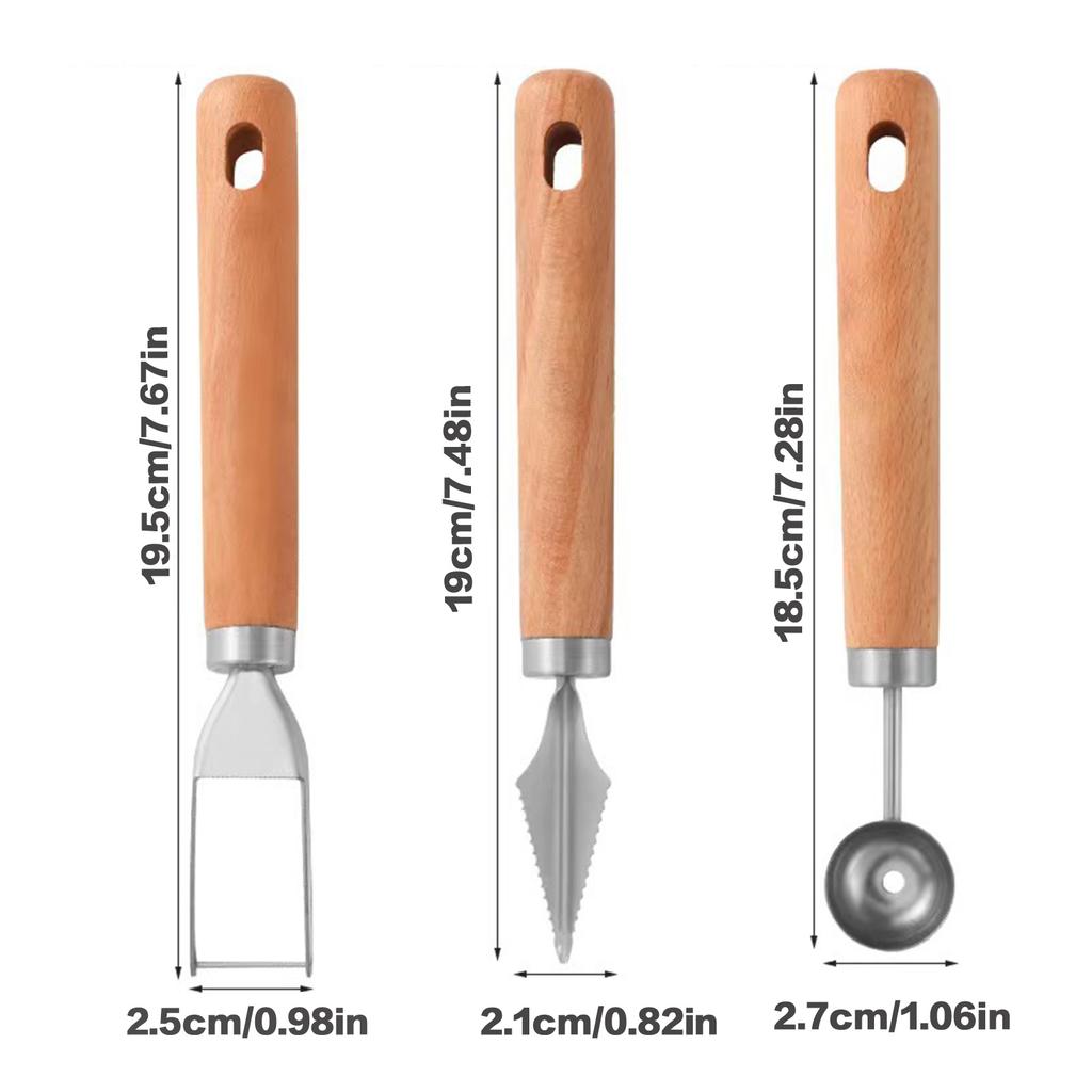 Watermelon Windmill Cutter Fork Slicer Melon Baller Scoop Cutter Slicer Tool Stainless Steel Watermelon Digger Kitchen Tools 4