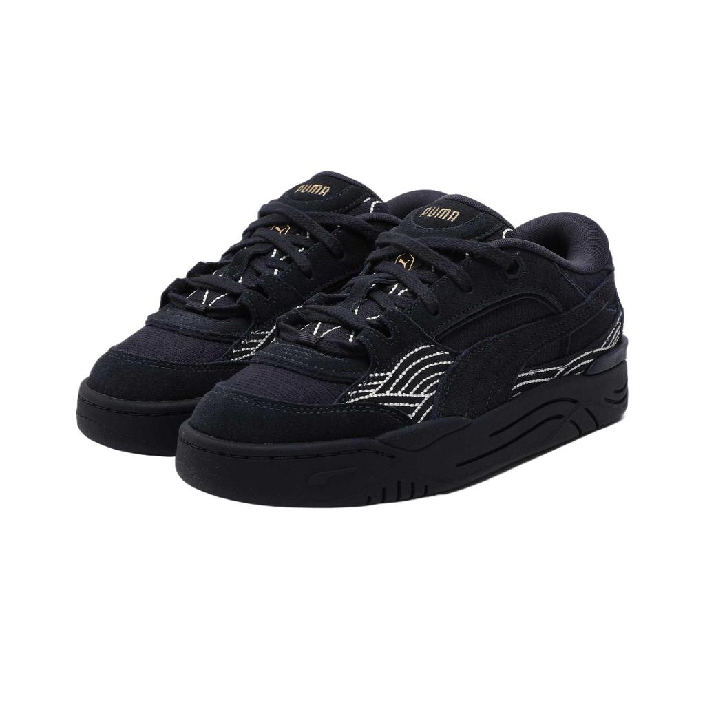 Puma Navy Comfortable Versatile Shock Absorbing Durable Low-Top Sneakers Unisex Sneakers Black 401852-01