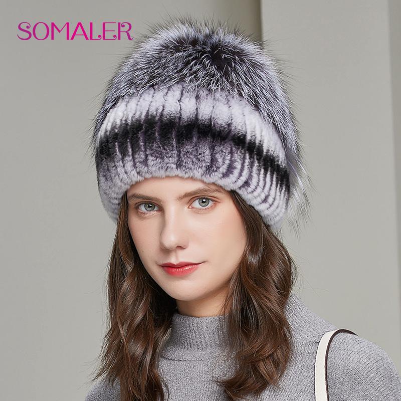 Женская зимняя меховая шапка