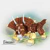 Jurassic World Park Dinosaur Building Block Creative Expert Tyrannosaurus Rex Triceratops Assembled Model Bricks Kid Toy