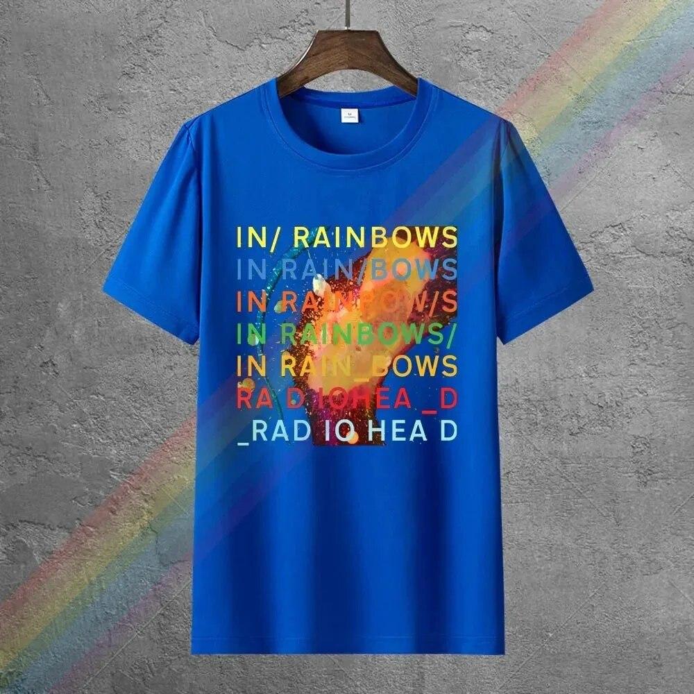 Radiohead in Rainbows Rock Radiohead черная футболка S-5XL хлопковая футболка унисекс модная футболка унисекс обычная
