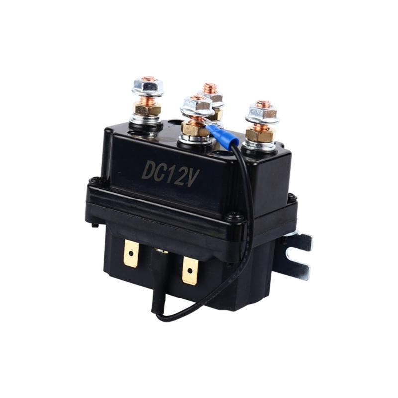Universals 12V 250A Winch Remote Contactor Winch Relays Kits Practical Winch Control Solenoid Relays Control Box