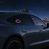 Solar Powered Star Shaped Mood Lights Atmosphere Car  Neon Lights  Car Decoration