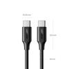 Ugreen Premium 100W USB-C Fast Charging Cable, 5A, 480Mbps, 1.5m - Black