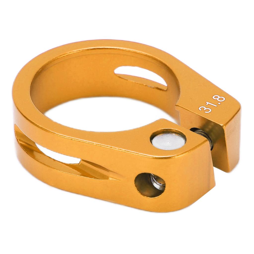 Bicycle Seat Tube Clamp Mountain Road Bike Lock Seatpost Aluminum Alloy Seat Tube ClampGold