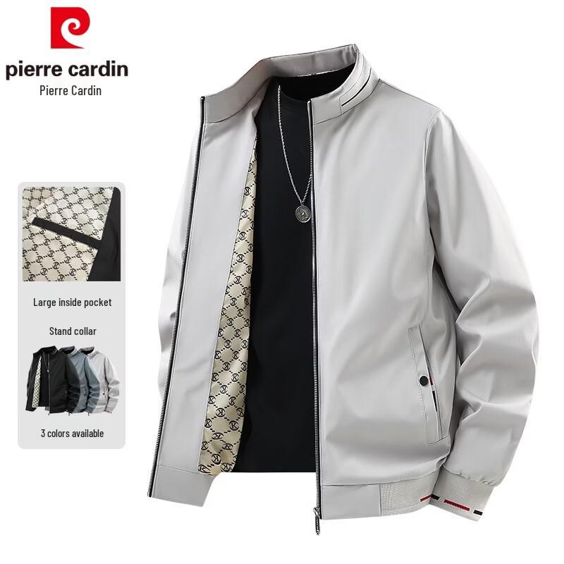 Pierre Cardin Мужская куртка свободного кроя с воротником-стойкой