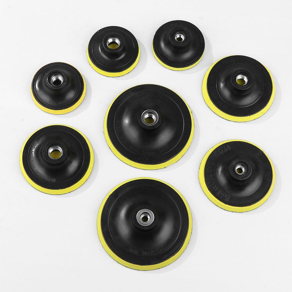 Abrasive disks Sanding Disc Backing Pad Hook-Loop Plate Sandpaper Self-adhesive Disco soporte Pad