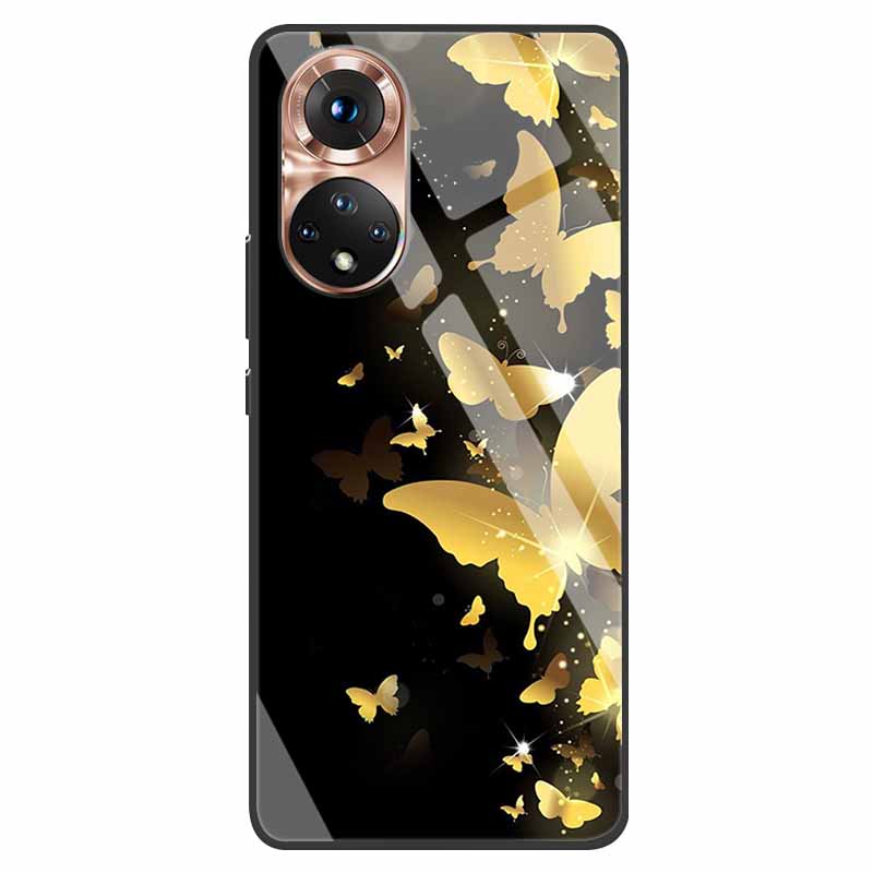 Роскошный чехол для Huawei Honor 50 Чехол Закаленное Стекло Чехол для Телефона Huawei Honor 50 Honor50 6.57" Coque Сумка Модный Бампер