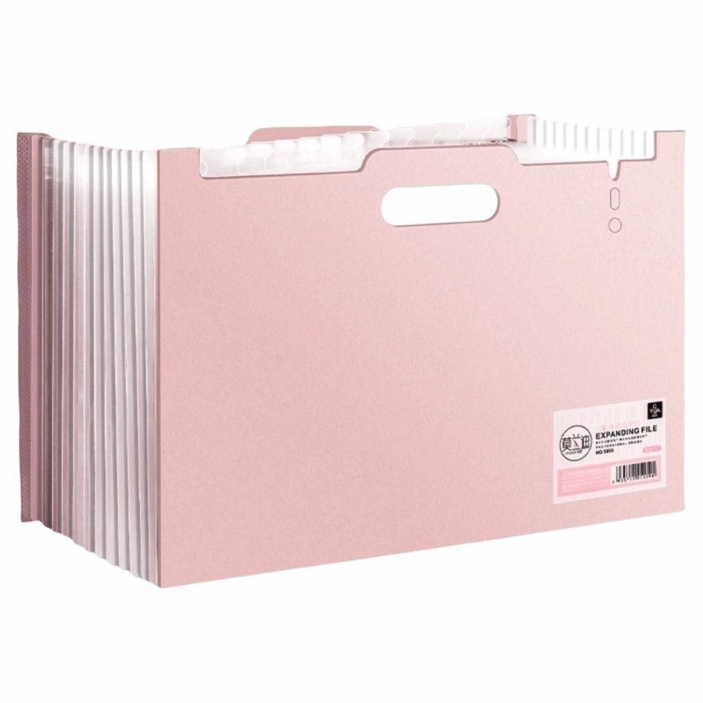 A4 Accordion Document Organizer Vertical Test Paper Storage Bag  Summer Outdoor