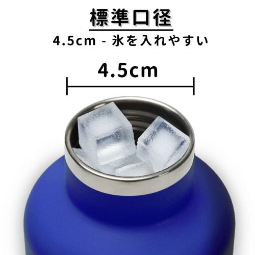 ASAKA 500ml Insulated Vacuum Insulated Stainless Steel Water Bottle, Lightweight, Direct Drinking, with Handle, Leak-Proof, Sports Drink Compatible, I