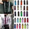 Suspender Unisex Clip On Suspender Elastic Y-shape Men Adjustable Braces