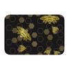 Personalized Cute Bumble Bee Sunflower Doormat Mat Anti-Slip Bumblebee Kitchen Bath Bedroom Rug Carpet 40*60cm