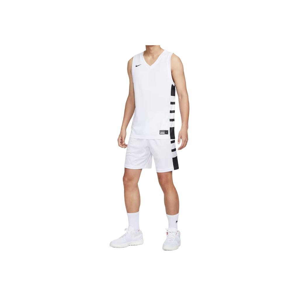 Nike Dri-Fit Elite Power Comfortable Casual Simple Versatile Sports Shorts Men Shorts White Team-Black IM9812-102