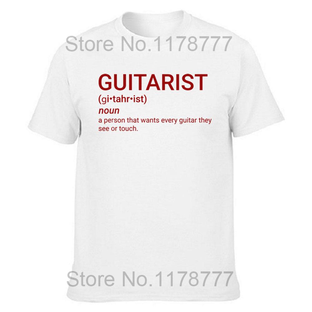 Funny Guitar Player Guitarist Definition T Shirts Graphic Cotton Streetwear Short Sleeve Oneck Harajuku Tshirt Mens
