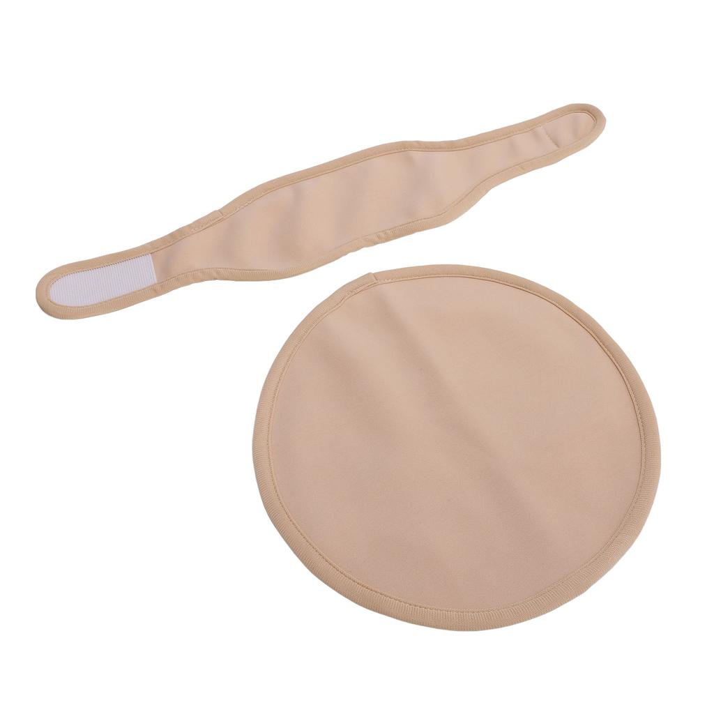 2pcs Castor Oil Packs Set Promote Sleep Hot Cold Compress Reusable Castor Oil Wrap for Chest Neck