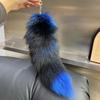 Huge Fluffy Faux Fur Fox Tail Keychain Therian Tail Fox Tail Keychain Fur Pendant Key Chain Keychain Pendant Gift for Women Girl