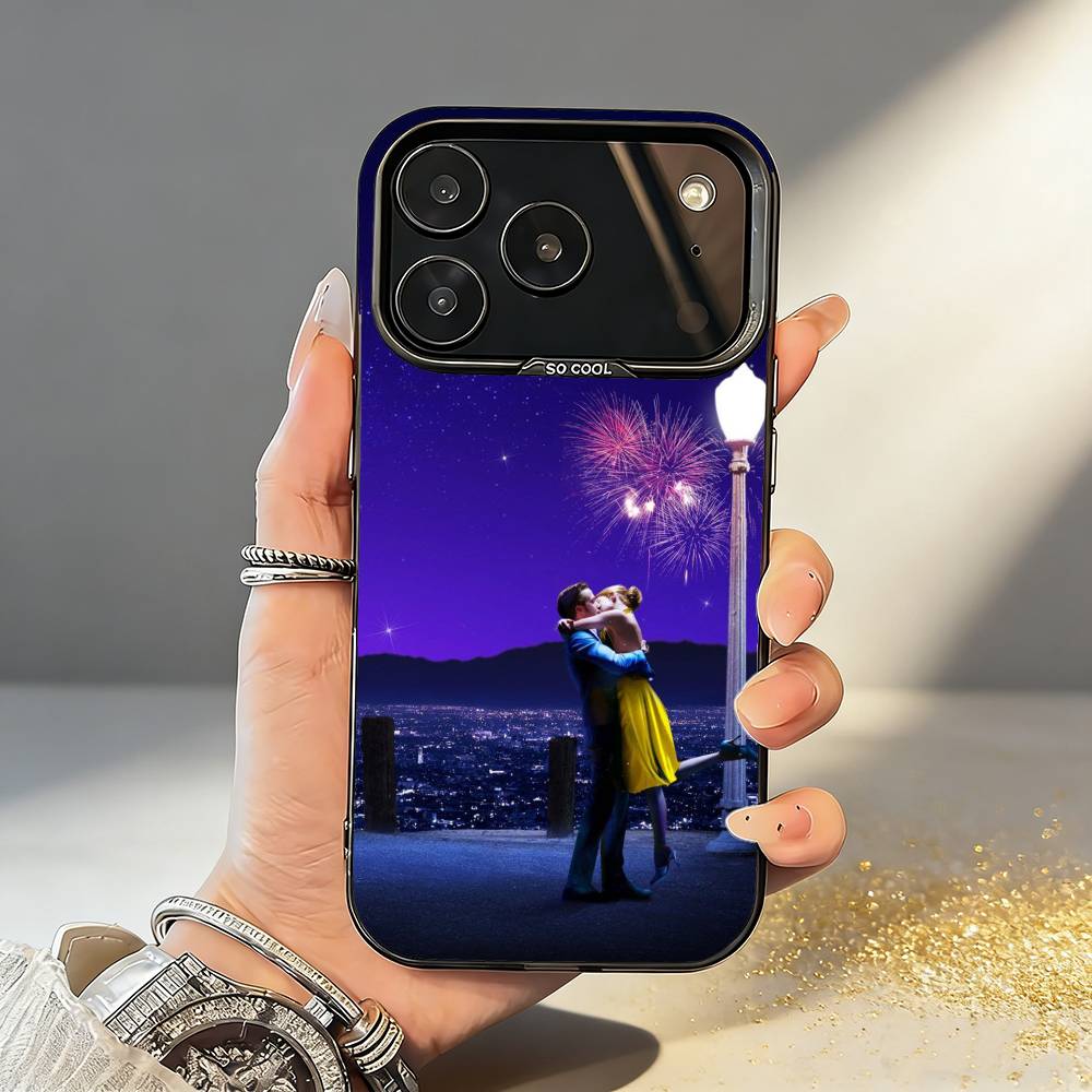 Чехол для телефона F-Film La La Land для iPhone17,16,15,14,13,12,11,Pro,MAX Белый Матовый Ударопрочный Чехол