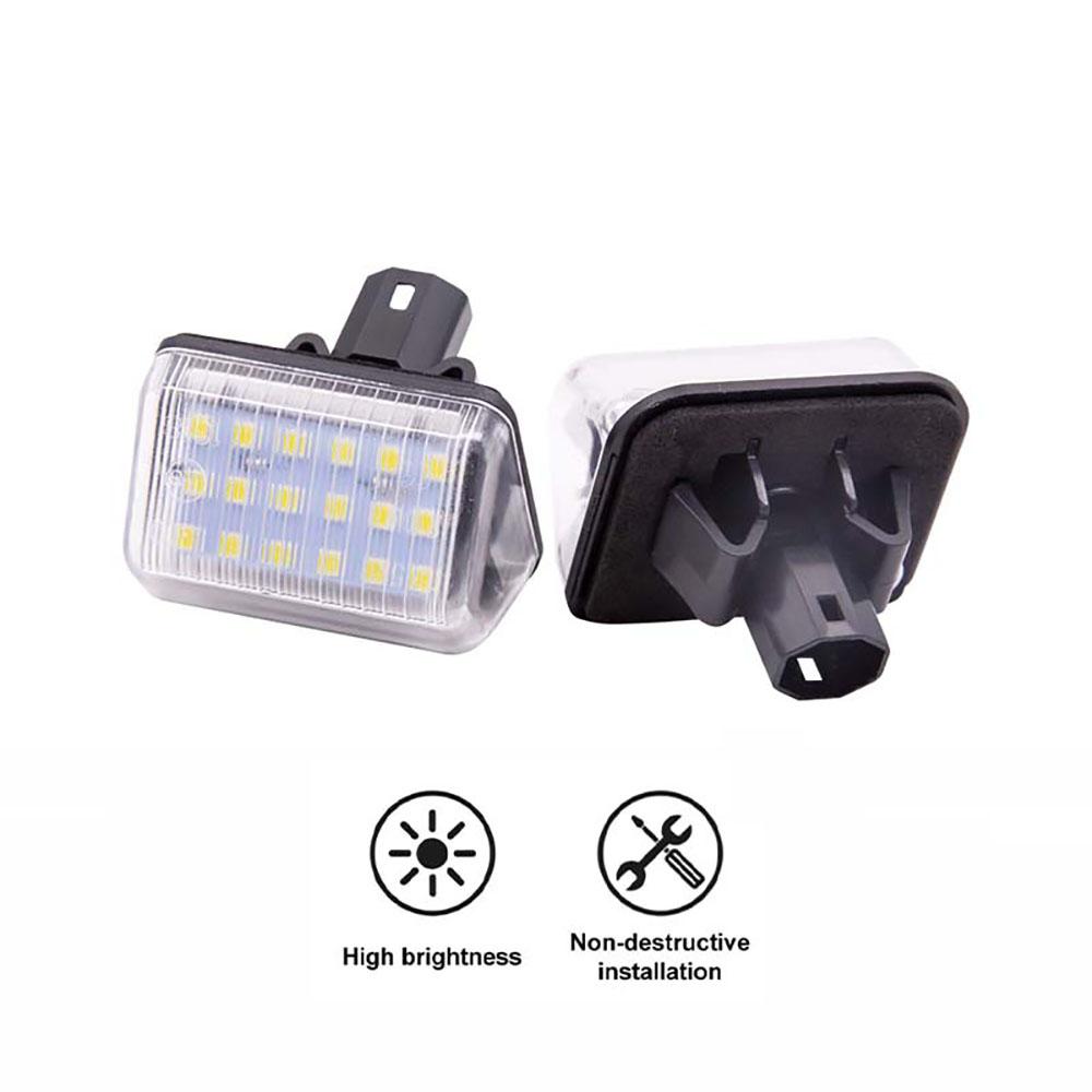 1 пара светодиодных фонарей номерного знака 13061970 для седана Mazda6 2002-2008