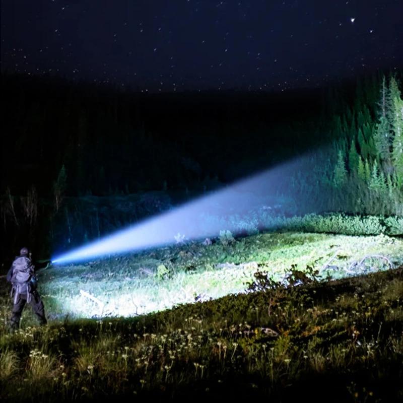 4000LM мощный светодиодный рабочий фонарь ручной фонарик с высоким люменом перезаряжаемый светодиодный прожектор водонепроницаемый рабочий фонарь кемпинговый фонарь прожектор