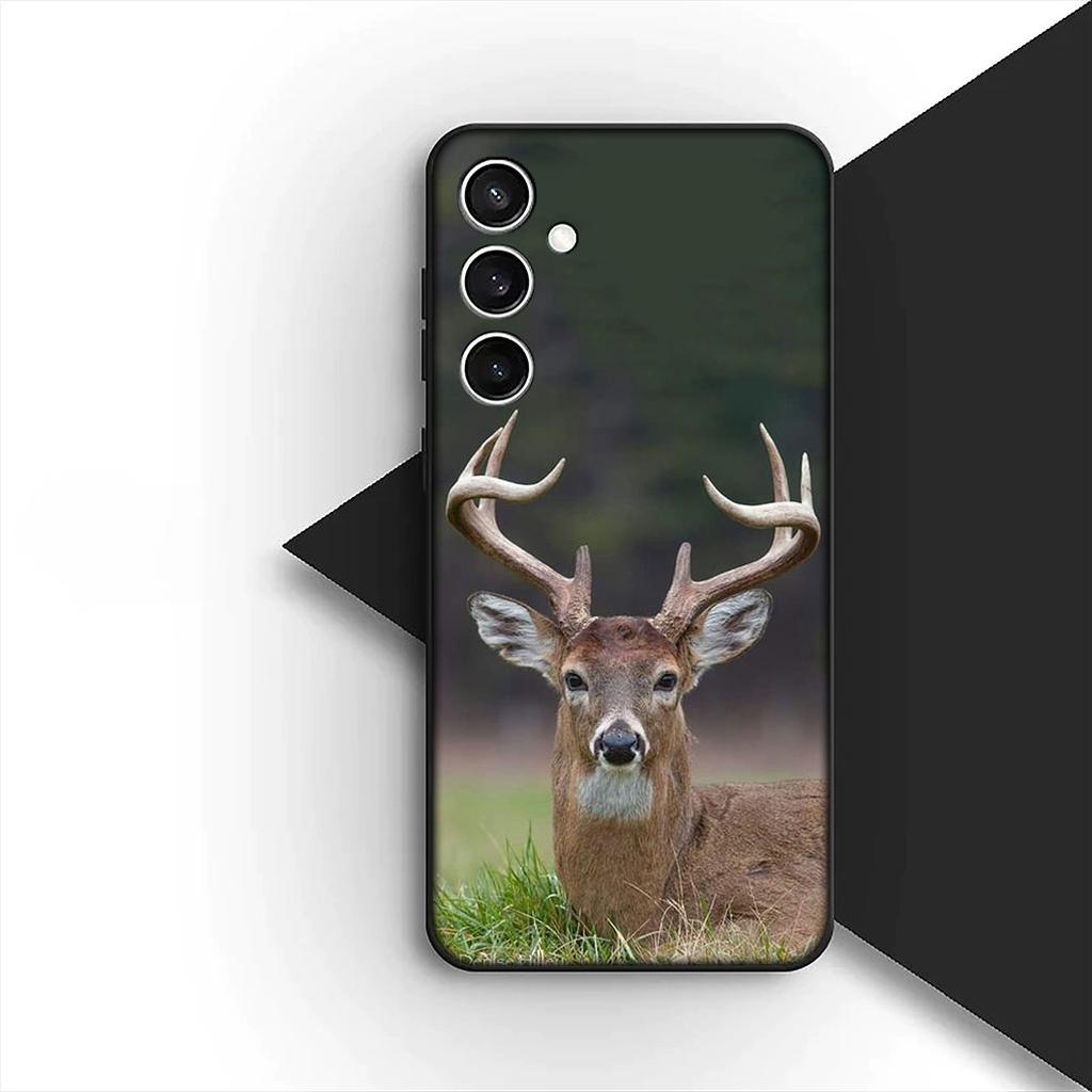 Cover for Samsung Galaxy S10 S8 S9 Plus A33 A34 A31 70 A71 A72 Note 20 9 8 S10E Casing Phone Case Forest Deer Hunting buck