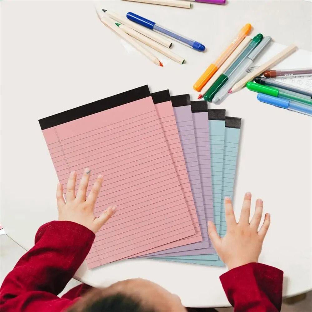 Tearable Legal Pad Ink-proof Lined Paper Memo Pad Writing Sheet Paper Scribbling Book