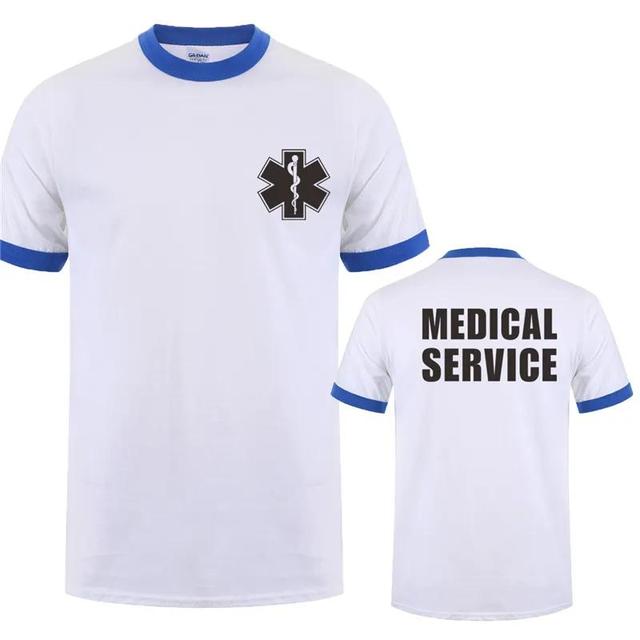 Футболка EMT Paramedic Emergency Medical Services, мужская повседневная футболка с коротким рукавом, мужские крутые топы XXS-6XL