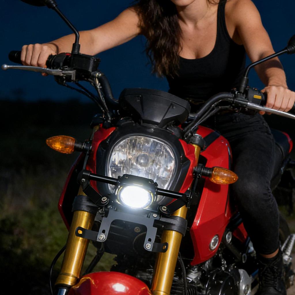 Для HONDA Grom MSX125 MSX125SF 2013 - 2025 Крепления для световой панели Прочные мотоаксессуары Кронштейн для прожектора Вспомогательный